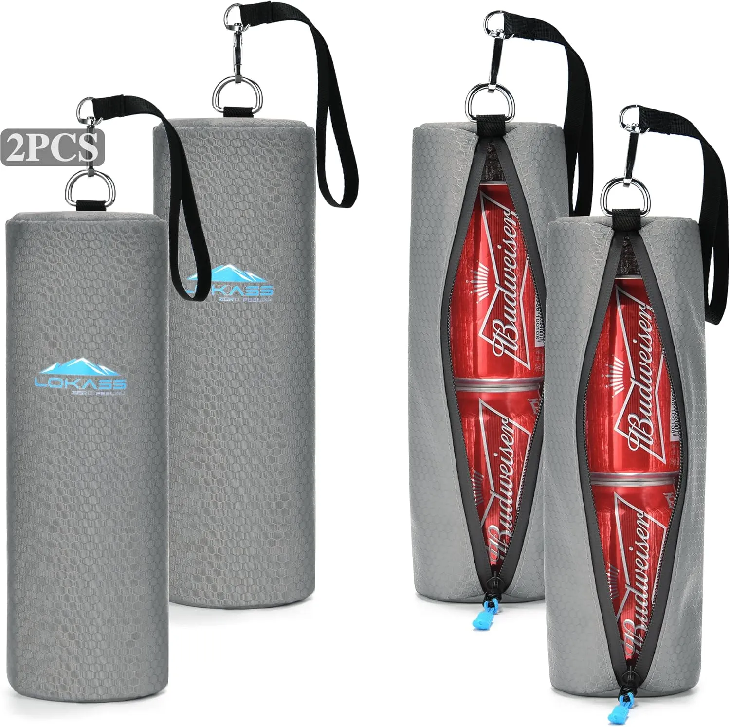 Insulated Golf Cooler Bag, Portable Camping Cooler Case, Unisex Soft Waterproof Beer Sleeve for Drinks/Bottled Water/Umbrella, for Daily Work/Travel/Hiking