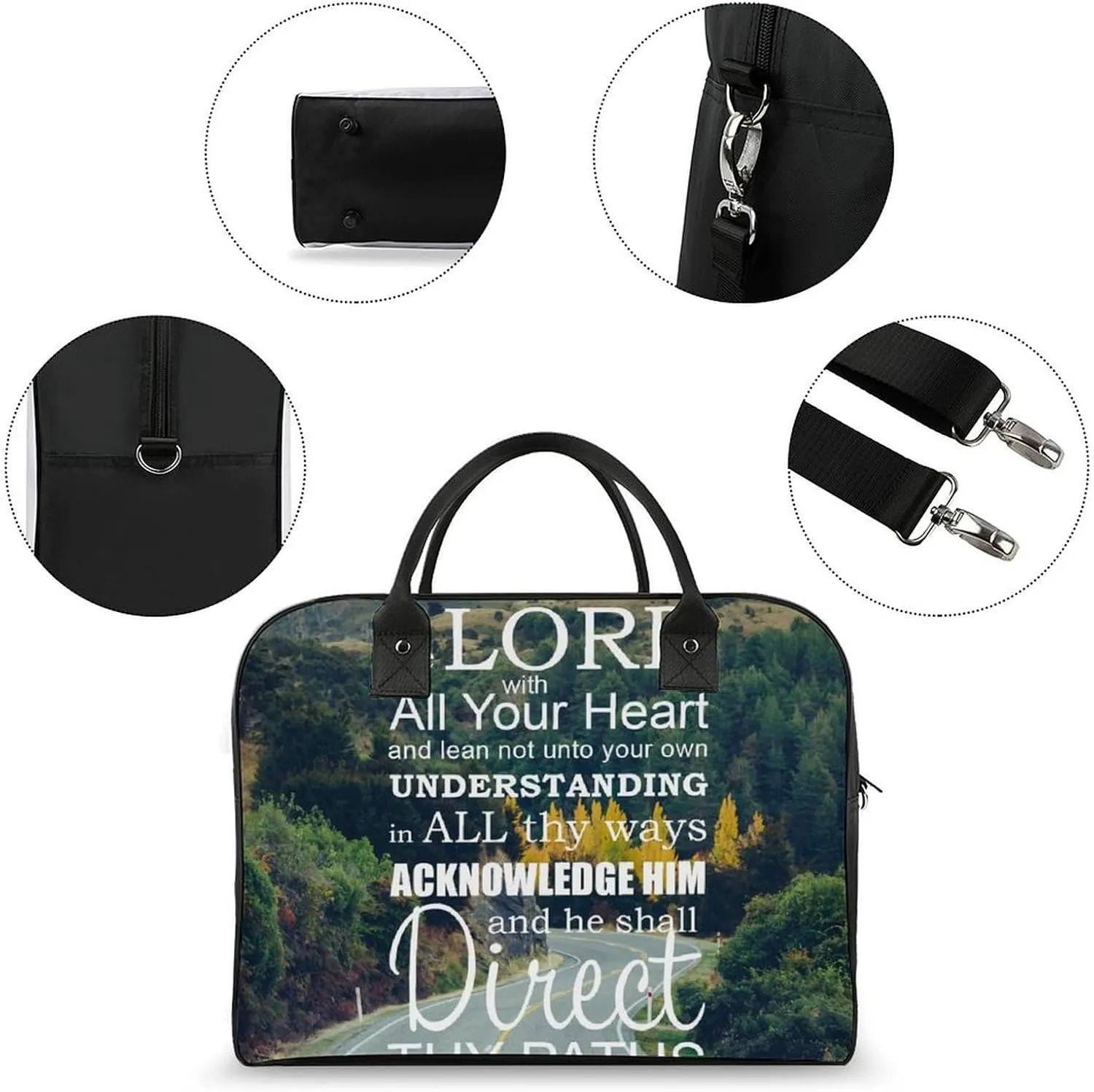 ISA IAH Travel Handbag with A Large Capacity Design That Can Be Reused