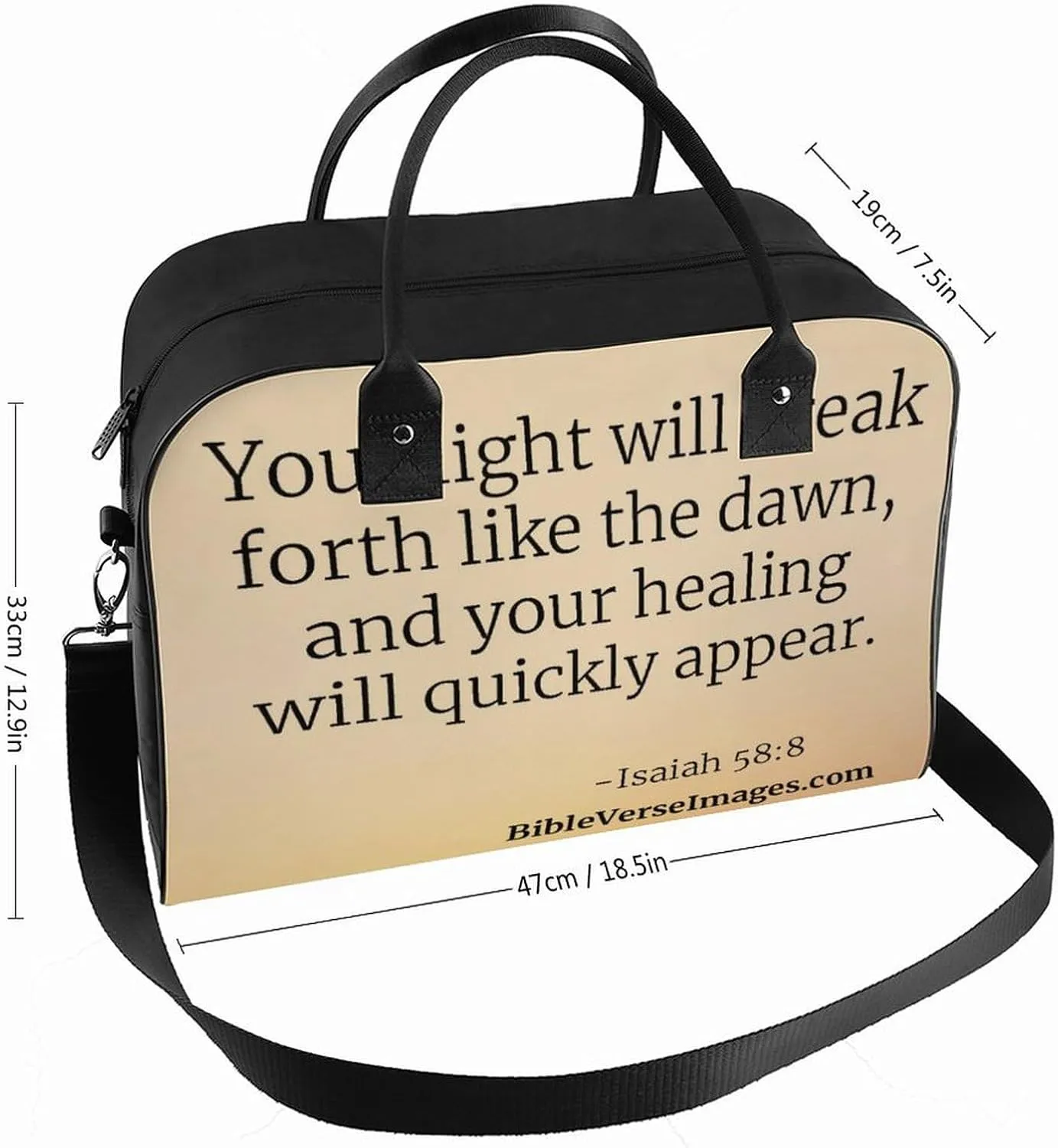 ISA IAH Travel Handbag with A Large Capacity Design That Can Be Reused