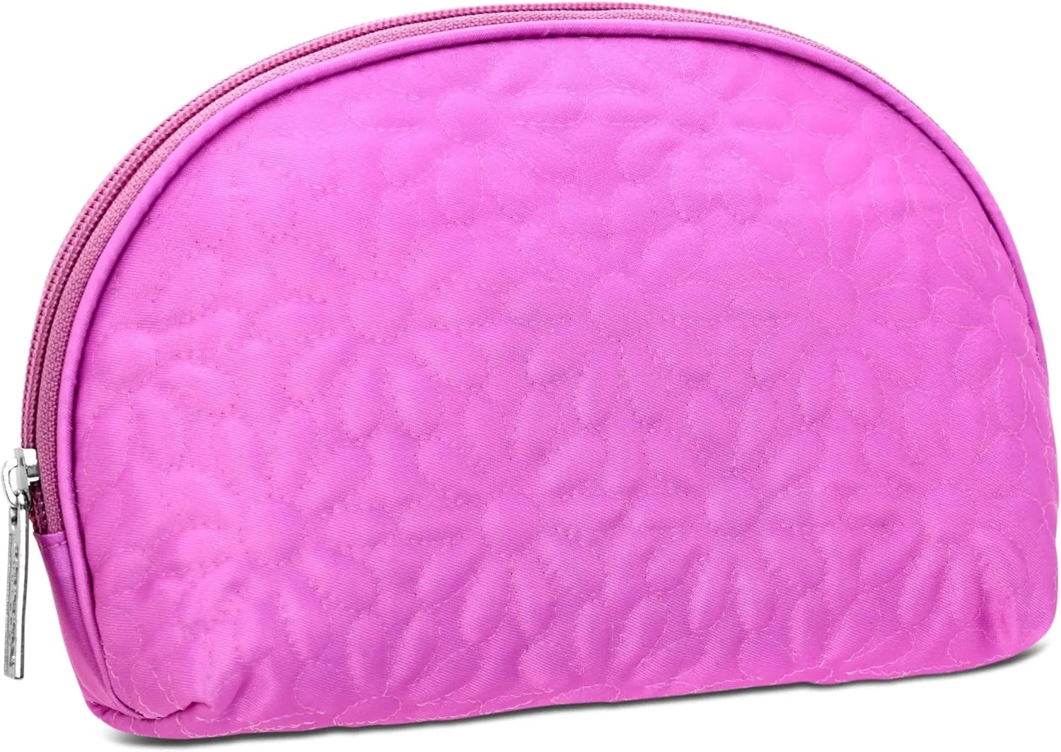 iscream 8.25" x 5" Quilted Fully Lined Wide Zipper Opening Cosmetic Bag - Lovely Leslie