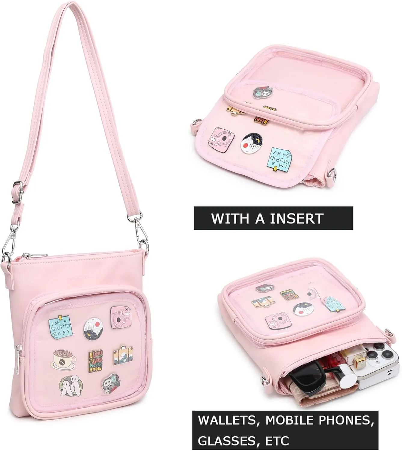 Ita Bag Crossbody Bag Mini Small Purse Shoulder Bags for Anime Display