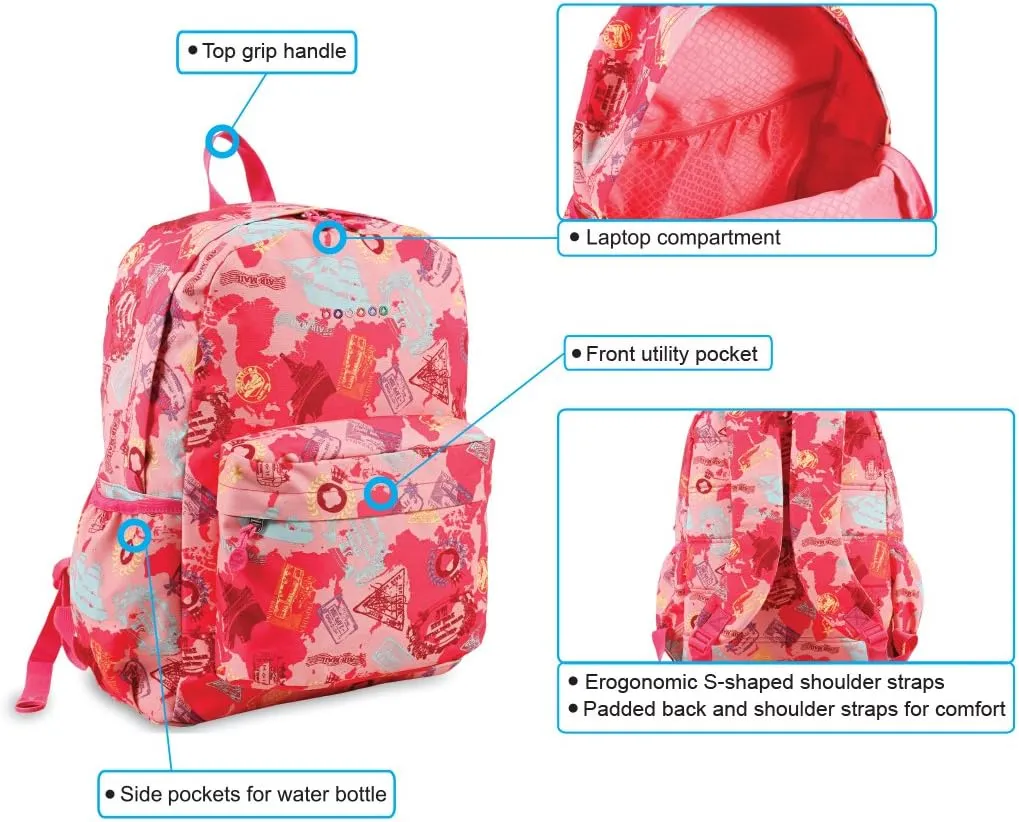 J World New York Oz Backpack, Lemon, One Size