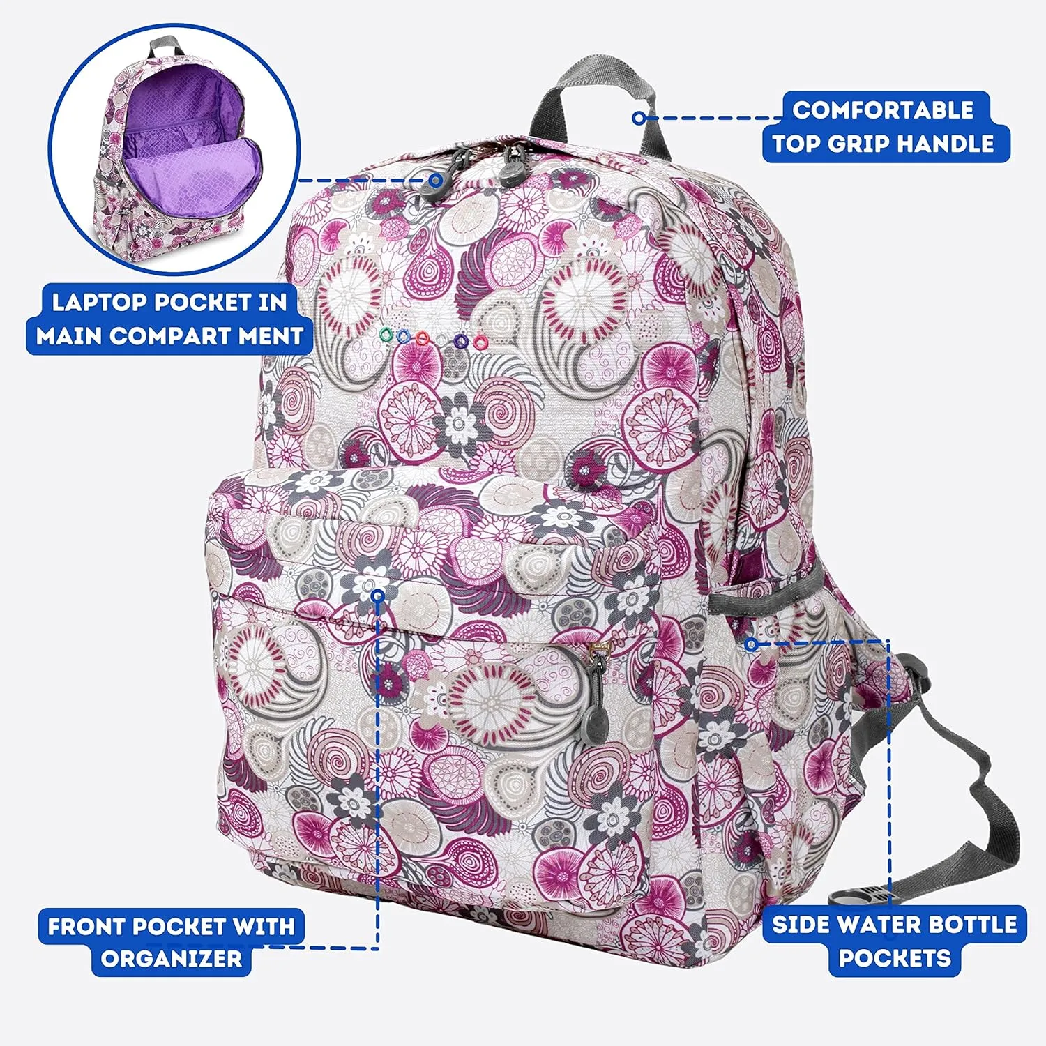 J World New York Oz Backpack, Lemon, One Size