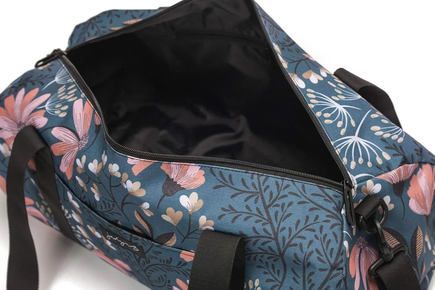 Jadyn 19” Barrel Womens Duffel/Gym/Weekender Bag (Navy Floral)