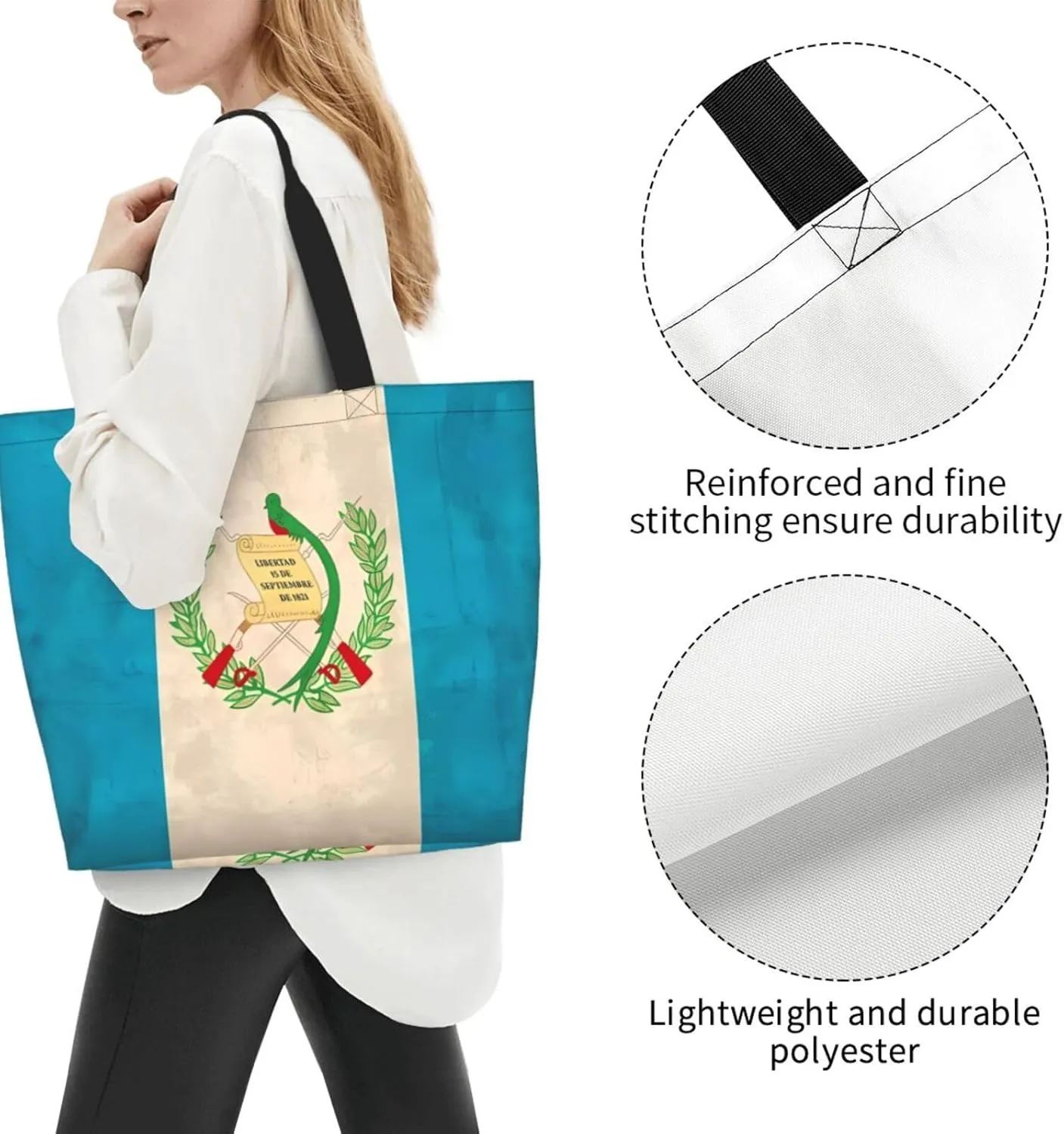 Jamaican Flag Rasta Reggae Judah Lion Women's Tote Bag Large Capacity Single Shoulder Bags Handbag for Shopping Work