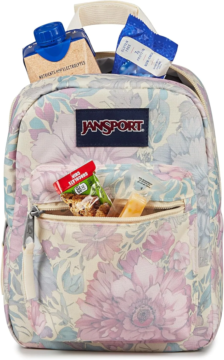 JanSport Big Break Insulated Lunch Bag - Small Soft-Sided Cooler Ideal for Class, Work, or Meal Prep, Faded Tapestry