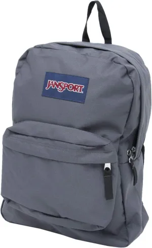 JanSport SuperBreak One Backpack - Durable, Lightweight Bag with 1 Main Compartment, Front Utility Pocket with Built-in Organizer, Premium Backpack, Forge Grey