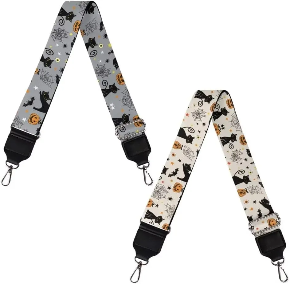 Jeiento Replacement Shoulder Strap,2 Piece Set Guitar Style Handbag Crossbody Strap Adjustable Guitar Straps for Women Girls