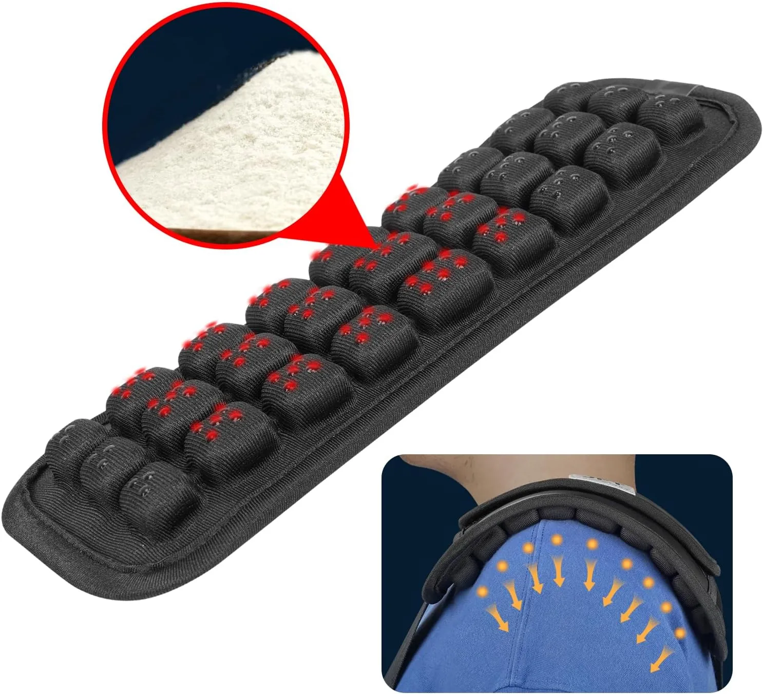 JFT Shoulder Strap Pad of 3D Air Cushion, Backpack Accessories, Non-Slip Shoulder Strap Pad, for Hiking and Camping Bags