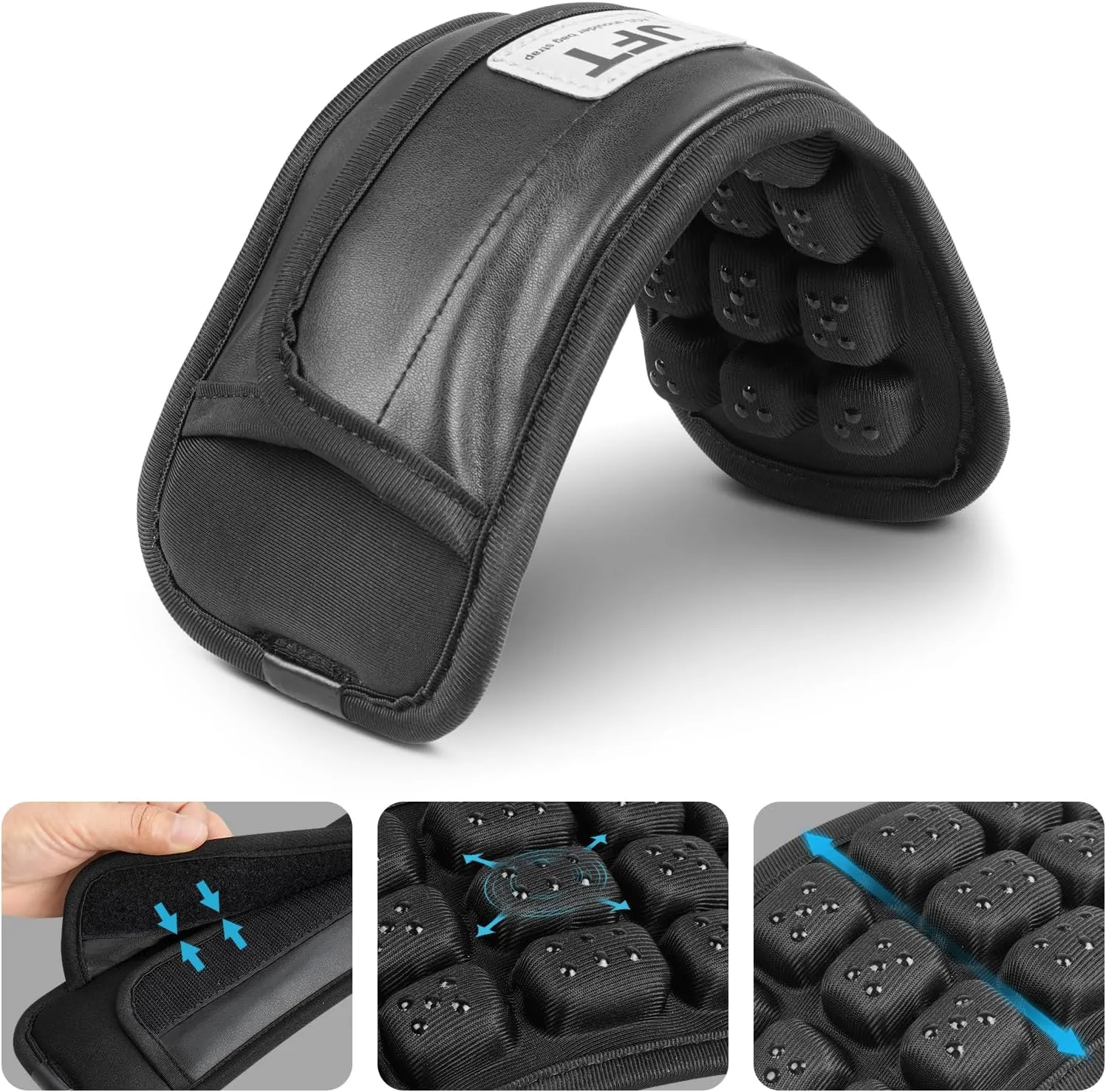 JFT Shoulder Strap Pad of 3D Air Cushion, Backpack Accessories, Non-Slip Shoulder Strap Pad, for Hiking and Camping Bags