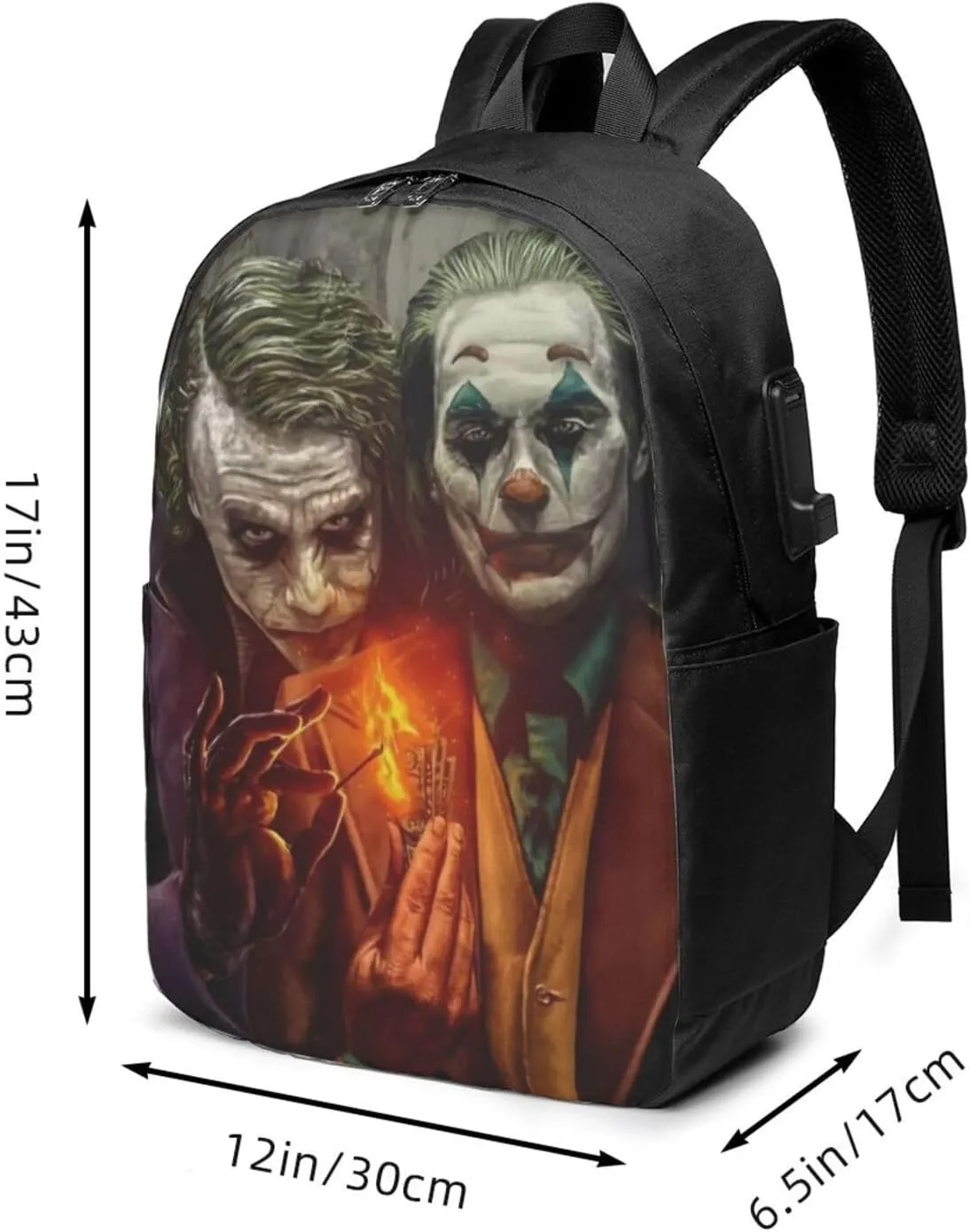 Joker Laptop Backpack Sports Backpack Fits Notebook Travel Backpack Classic Backpack With USB port