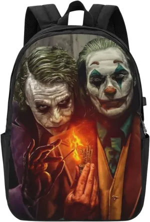 Joker Laptop Backpack Sports Backpack Fits Notebook Travel Backpack Classic Backpack With USB port