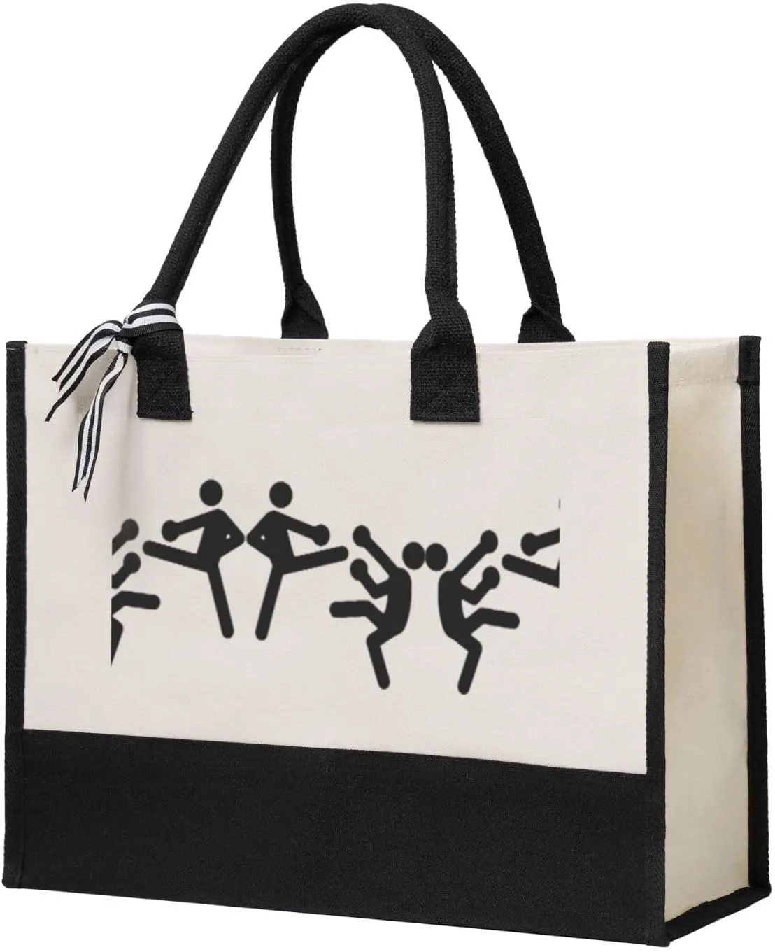 Kickboxing Wedding Bag For Bridal Women’s Canvas Splicing Gift Handbag-Hot Stamping Make Up Pouch Canvas