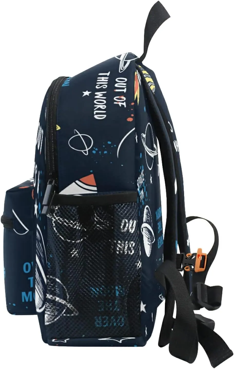 Kids Backpack for boys Space Rocket Planet Toddler Bags Children Preschool Kindergarten Small Chest Strap 3-8 Years Old
