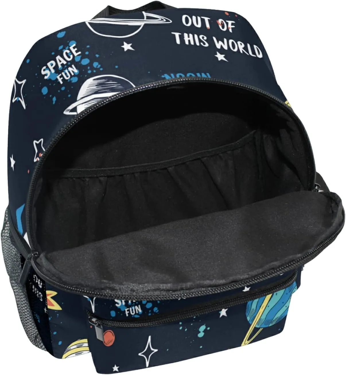 Kids Backpack for boys Space Rocket Planet Toddler Bags Children Preschool Kindergarten Small Chest Strap 3-8 Years Old