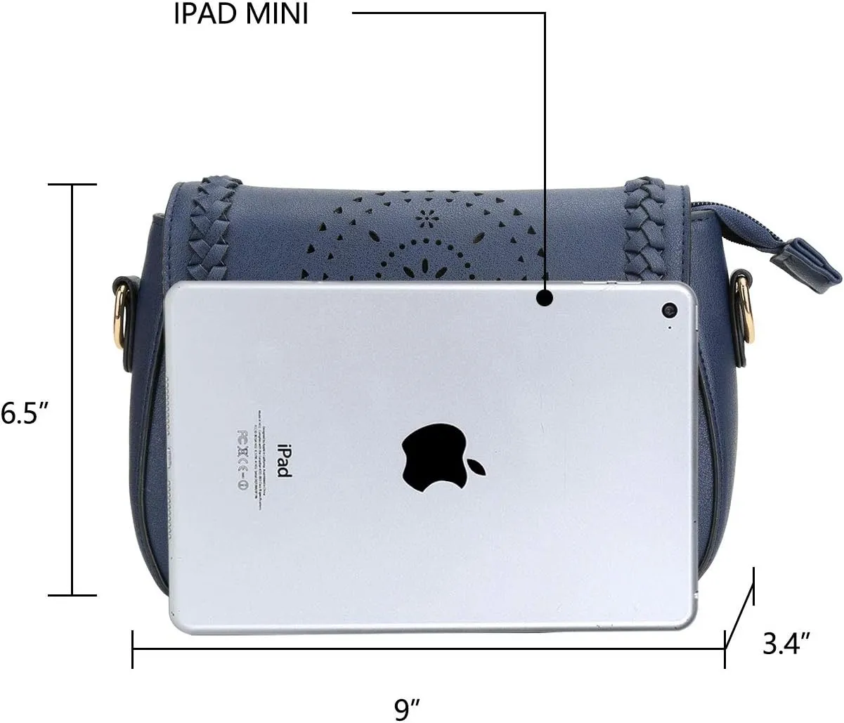 KKXIU Crossbody Bags for Women Hollow Purses with Adjustable Strap