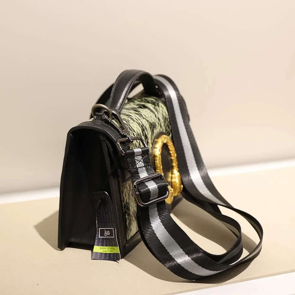 Kolti Purse Strap Replacement Crossbody Handbag Stripe Wide Adjustable