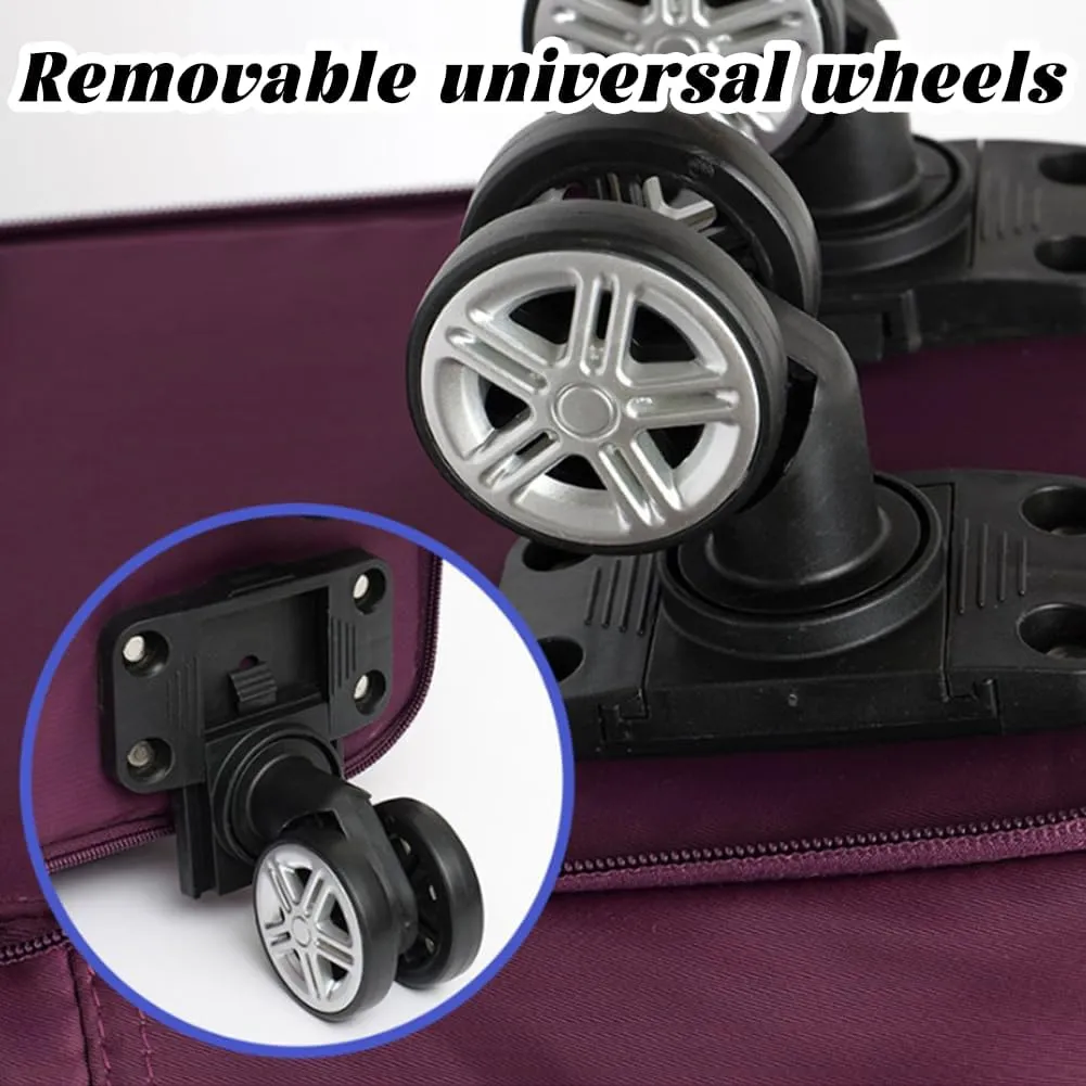 Kulken Travel Bag with Wheels, 2025 New Large Capacity Travel Bag - Universal Wheel Removable, Expandable Foldable (B)