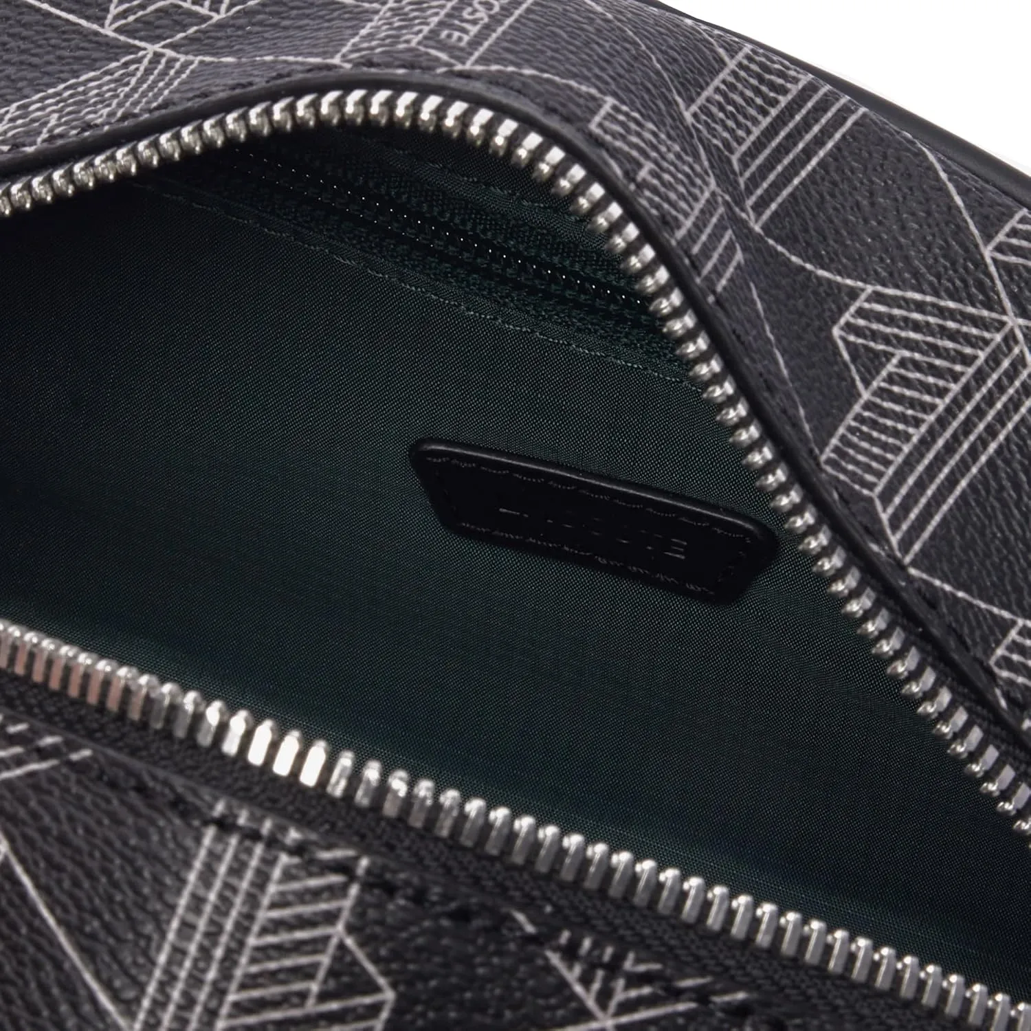Lacoste Men's The Blend Monogram Vanity Bag, Palm Green, One Size