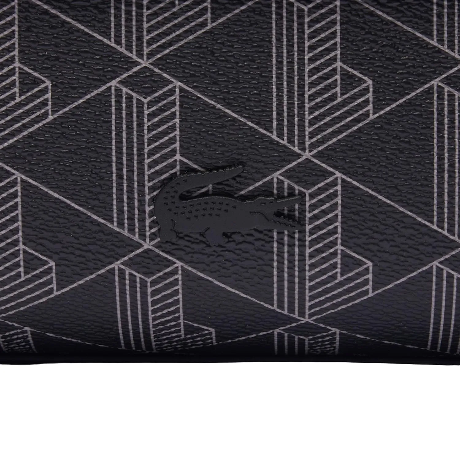 Lacoste Men's The Blend Monogram Vanity Bag, Palm Green, One Size