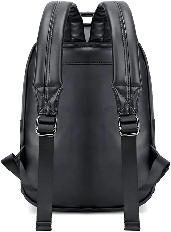 Ladies 3D Lionhead Travel Backpacks Men Women Small Pu Leather Shoulder Bag Portable Handbag Pack