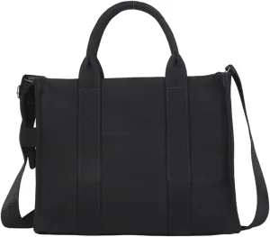 Ladies Handbags Large Capacity Tote Bags Shopping Bags Simple Tote Shoulder Bags Black Tote Bags