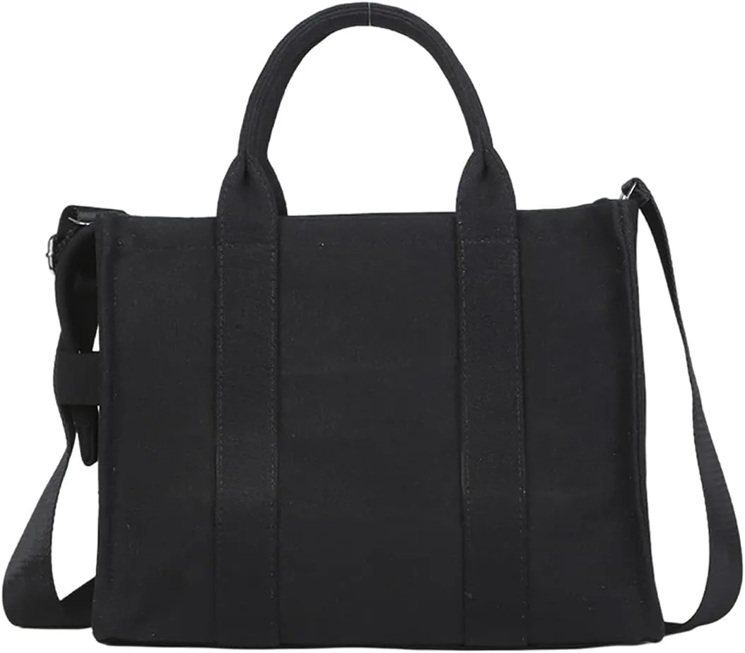 Ladies Handbags Large Capacity Tote Bags Shopping Bags Simple Tote Shoulder Bags Black Tote Bags