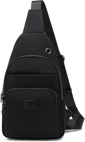 Lanola Men‘s Crossbody Sling Bag Single-shoulder Bag Chest Bag Outdoors Travel Hiking Chest Bag Daypack for Men