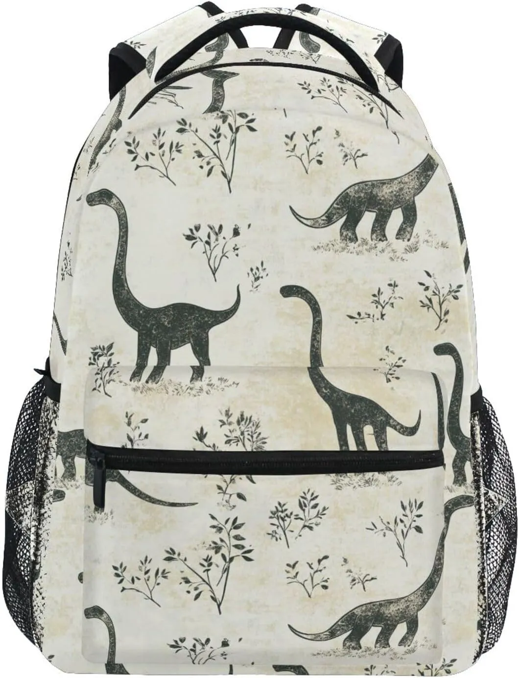 Laptop Backpack for Teens Boys Girls Waterproof Laptop Bookbag with Chest Strap for Business Work College Travel Trip Sweet Dinosaur Brachiosaurus Plain