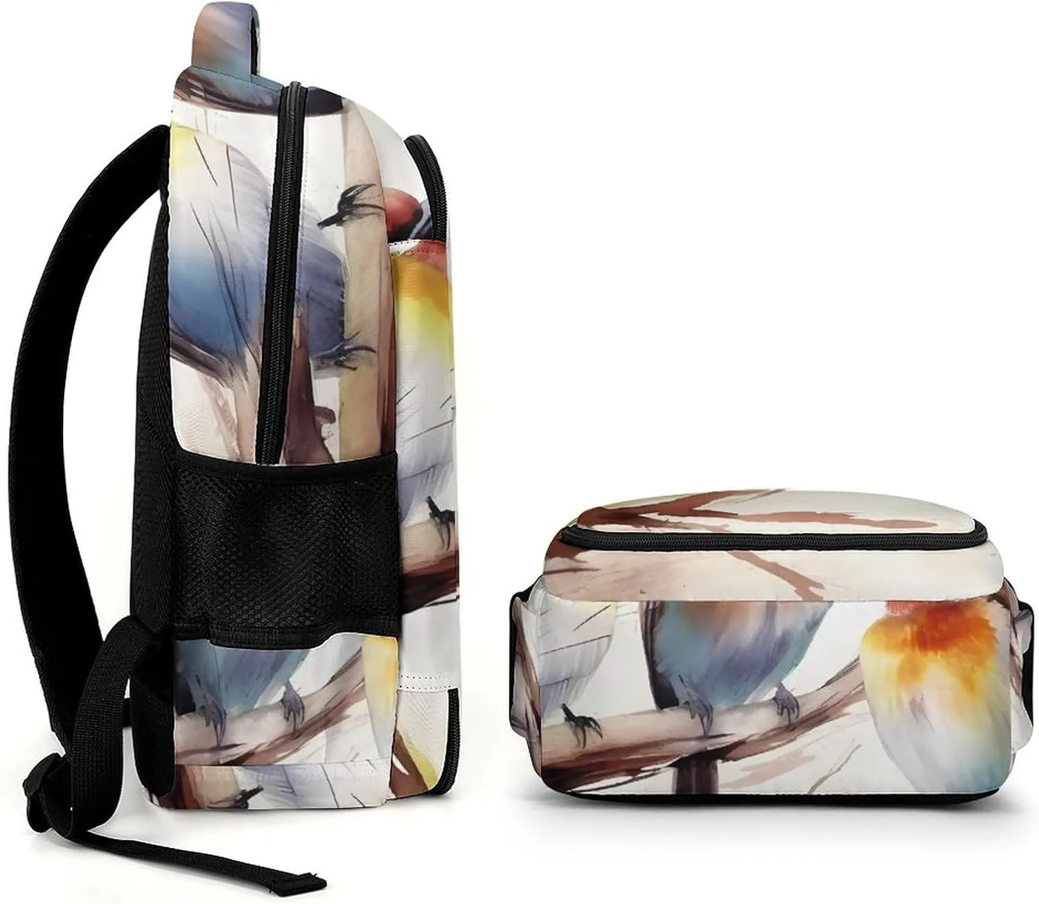 Laptop Backpack for Women Men Daypack Waterproof Birds Resting On Tree Branch Computer Bag Business Work Bag for Travel