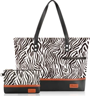 Laptop Tote Bag for Women Large Canvas Womens Briefcase Waterproof Computer Bag Work Bags for Women Fits 15.6 inch Laptop