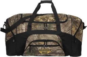 Large Camo Southern Miss Duffel Bag Or USM Golden Eagles Gym Bag