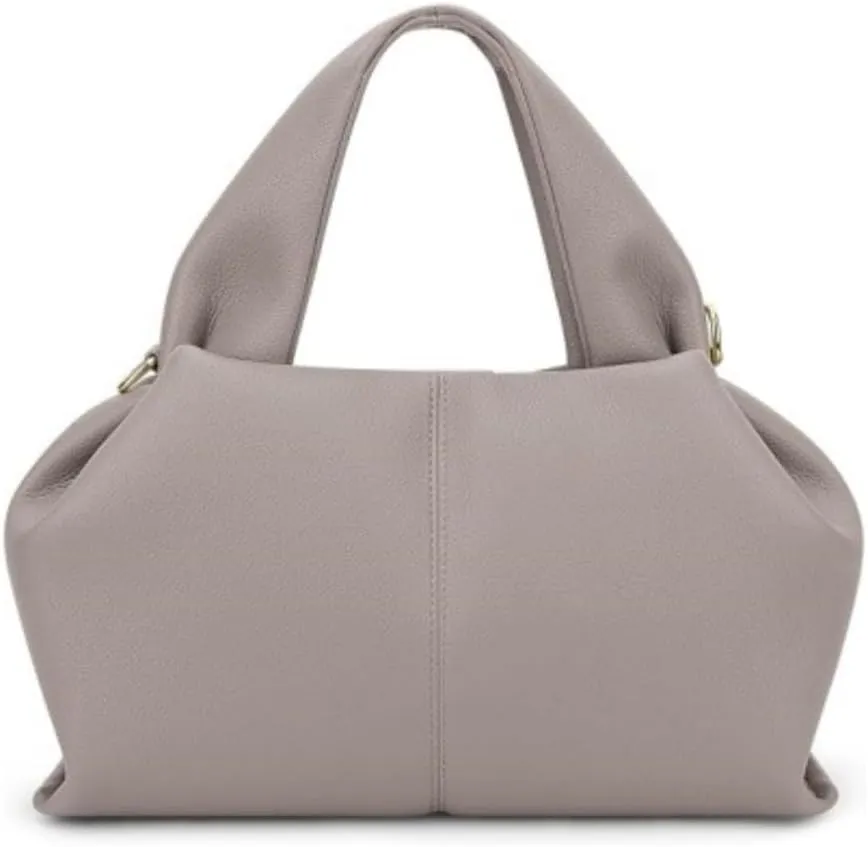 Large Capacity HandBags Genuine Leather Purses for Women Tote Bags Ladies Cloud Clutch Big Shoulder Commuter Bag