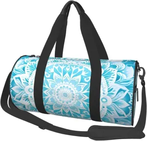 Large Capacity Travel Bag Crystal Totem Travel Duffle Bag with Adjustable Strap Foldable Sports Gym Bag for Men Women Carry On Luggage Weekend Bag
