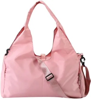 Large Gym Duffle Bag with Yoga Mat Buckle, Waterproof Weekender, Carry On Tote for Women Pink