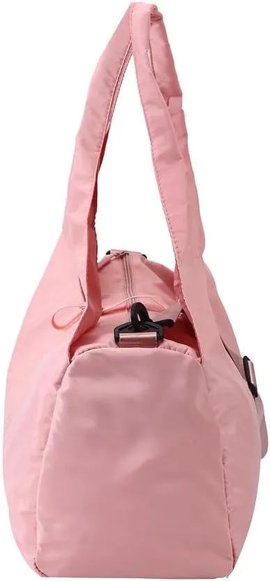 Large Gym Duffle Bag with Yoga Mat Buckle, Waterproof Weekender, Carry On Tote for Women Pink