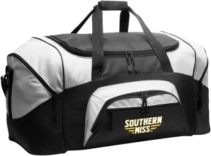 LARGE Southern Miss Duffel Bag USM Suitcase or Gym Bag or Sports Gear Duffle For Men Or Women