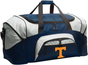 LARGE Tennessee Vols Duffel Bag University of Tennessee Suitcase or Gym Bag For Men Or Her (Navy)