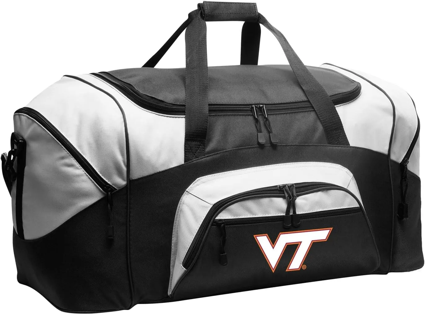 LARGE Virginia Tech Duffel Bag Virginia Tech Hokies Suitcase for Travel or VT Sports Gear Bag