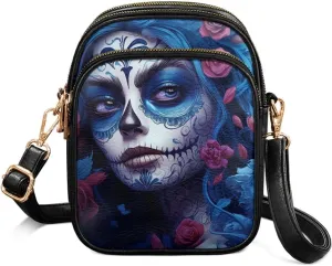 Leather Crossbody Bags for Women Crossbody Sling Bags for Women Cell Phone Bag Wallet Purses Adjustable Strap