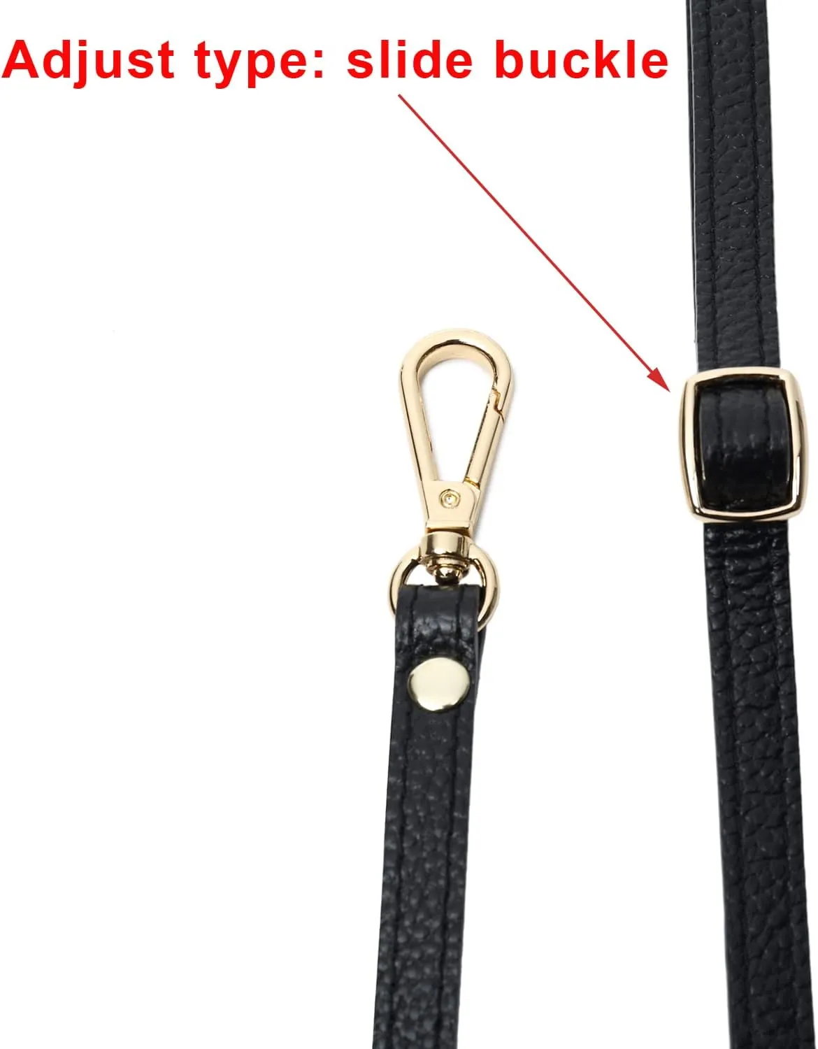 Leather Purse Straps Replacement Adjustable Shoulder Crossbody Strap for Handbags