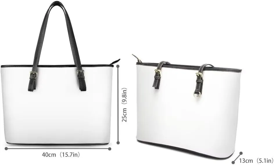 Leather Work Bag for Women Tote Bags with Clutch Makeup Travel Bag and Long Wallet 3 Piece Set
