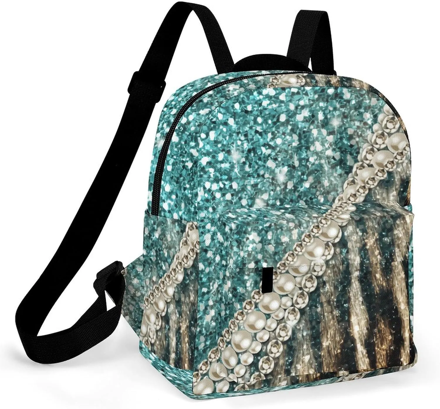 Leopard Animal Faux Fur Casual Women's Backpack, Lightweight, Waterproof, Versatile Daily Bag