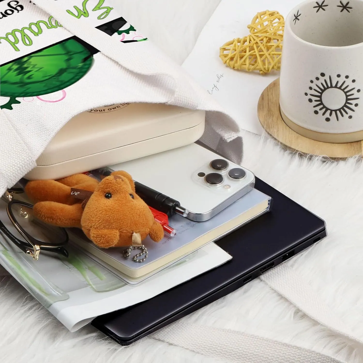 LEVLO Witch Cosmetic Bag Elphaba & Glinda Fans Gifts Witch Zipper Pouch Bag Elphaba And Glinda Merch