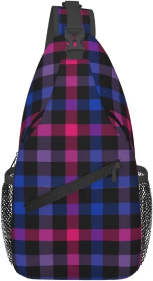 LGBT Gay Pride Sling Backpack,Fashion Shoulder Bags Adjustable Crossbody Chest Bag Travel Hiking Daypack