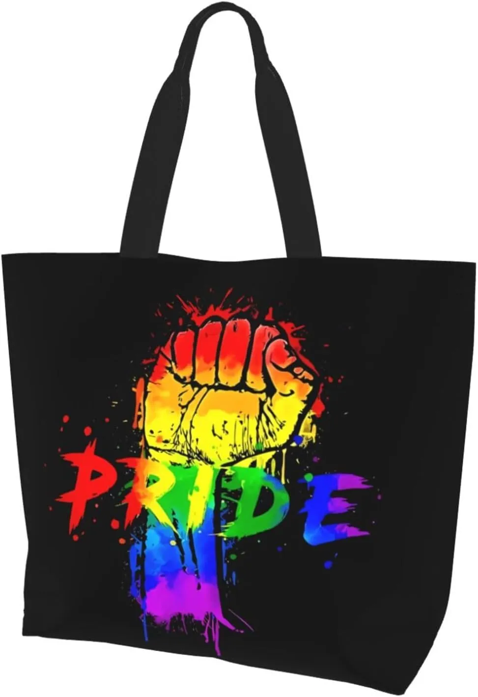 LGBT Pride Rainbow Gay pride day Women's Tote Bag Large Capacity Single Shoulder Bags Handbag for Shopping Work