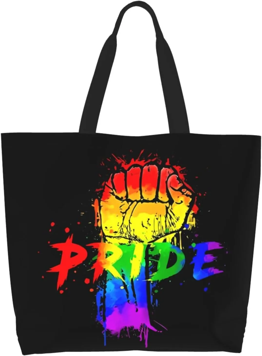 LGBT Pride Rainbow Gay pride day Women's Tote Bag Large Capacity Single Shoulder Bags Handbag for Shopping Work