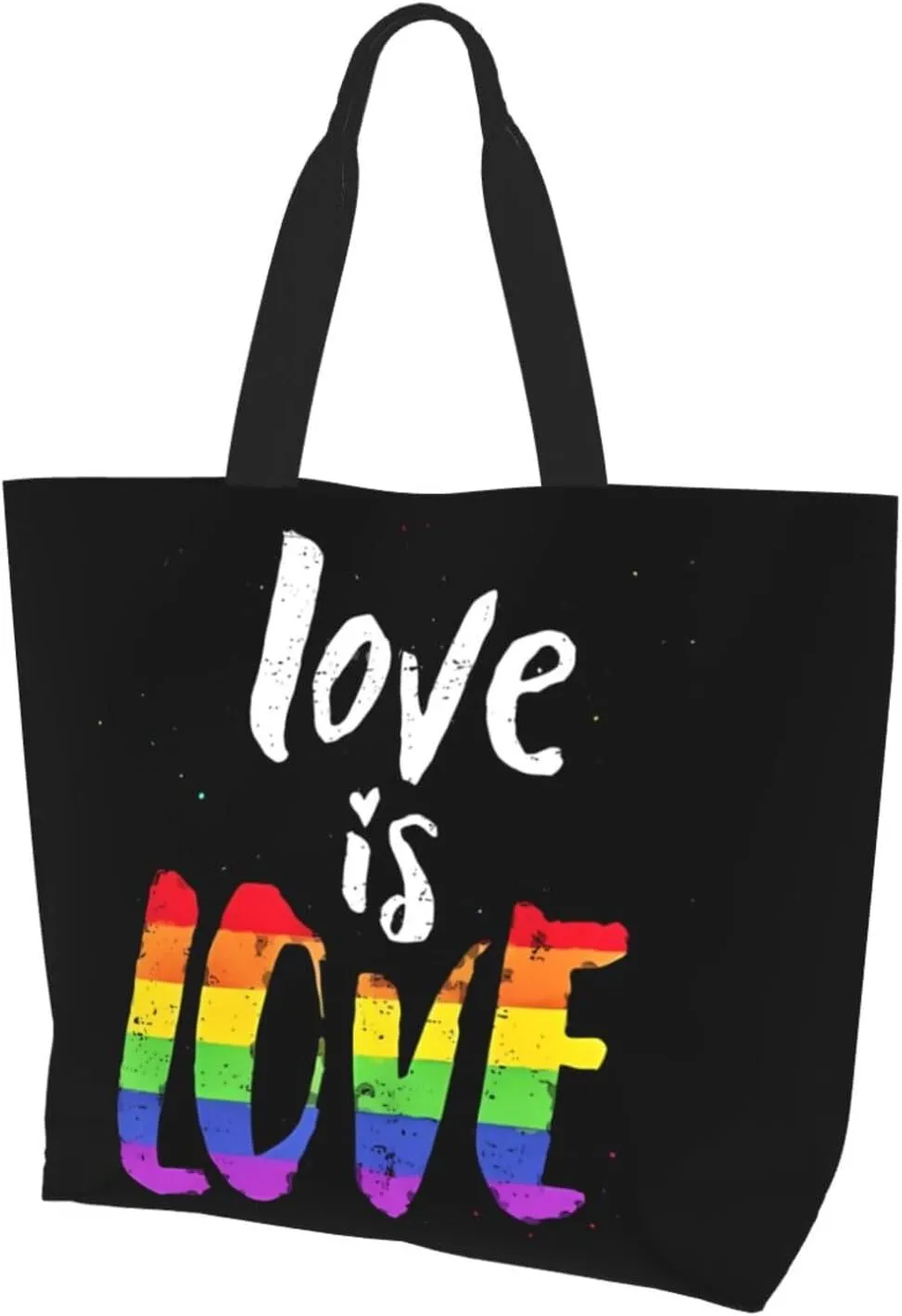 LGBT Pride Rainbow Gay pride day Women's Tote Bag Large Capacity Single Shoulder Bags Handbag for Shopping Work