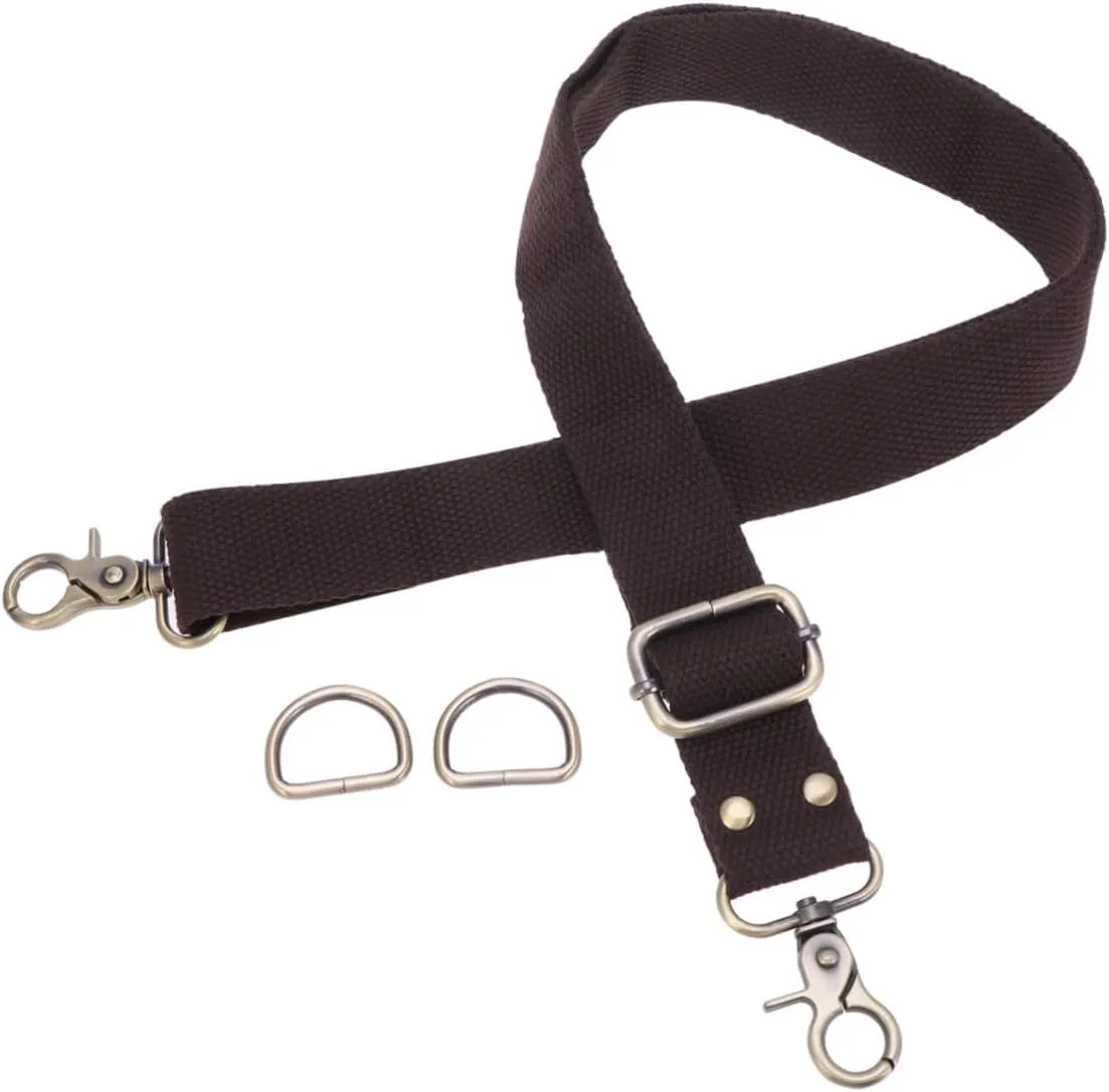 LIFKOME Comfortable Shoulder Strap 3.2cm Wide Cotton Webbing Crossbody Bag Strap for Diy Purse