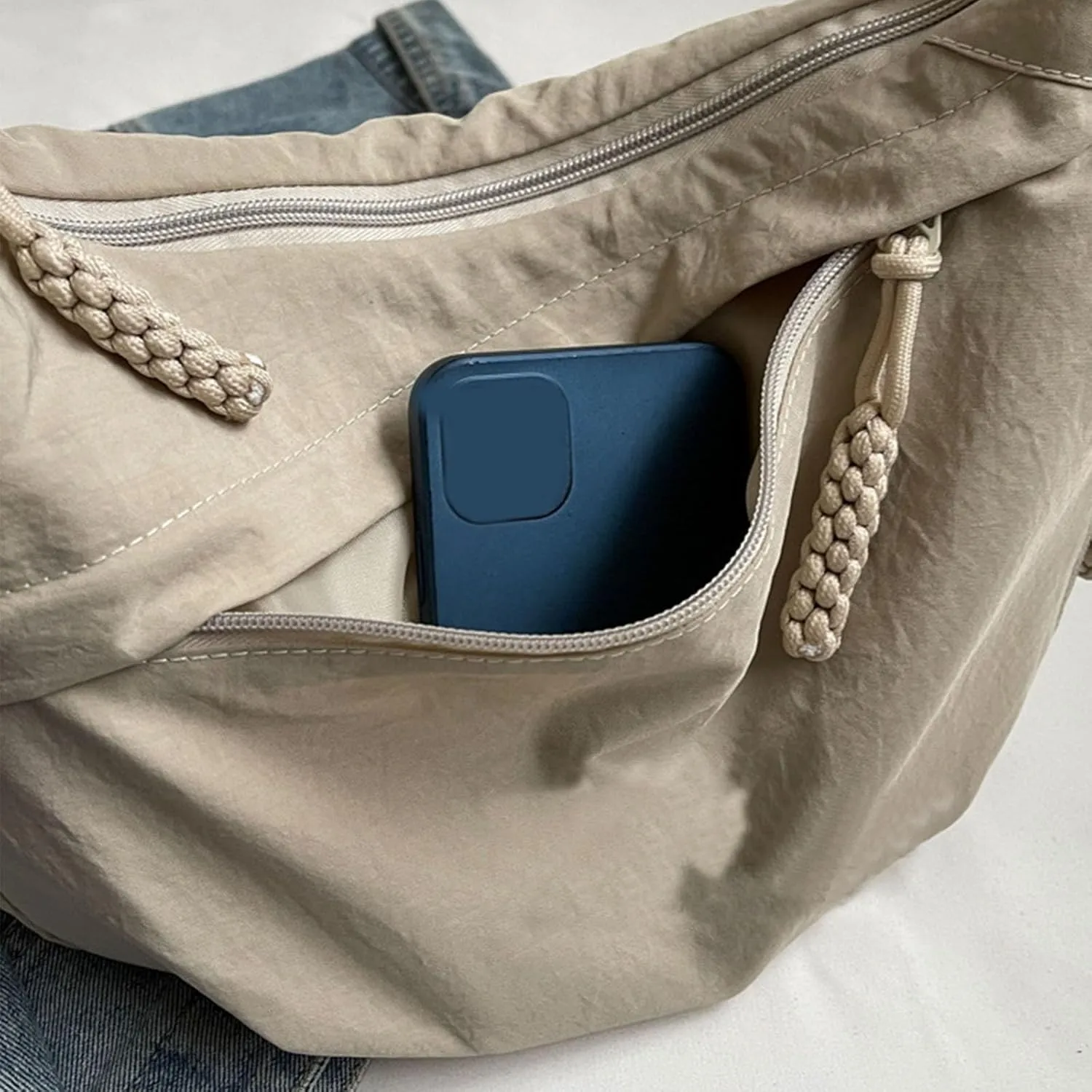 Limorence Crossbody Bag, Arisefrom Crossbody Bag, Women's Fashion Plain Color Nylon Crossbody Bag, Large Capacity sling